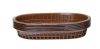 Tálaló kosarak fast food stílusban, HENDI, Barna, 6 db., 275x175x(H)38mm