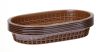 Tálaló kosarak fast food stílusban, HENDI, Barna, 6 db., 275x175x(H)38mm