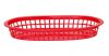 Tálaló kosarak fast food stílusban, HENDI, Piros, 6 db., 275x175x(H)38mm