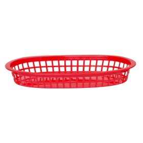   Tálaló kosarak fast food stílusban, HENDI, Piros, 6 db., 275x175x(H)38mm