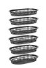 Tálaló kosarak fast food stílusban, HENDI, Fekete, 6 db., 275x175x(H)38mm