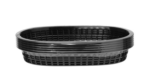 Tálaló kosarak fast food stílusban, HENDI, Fekete, 6 db., 275x175x(H)38mm
