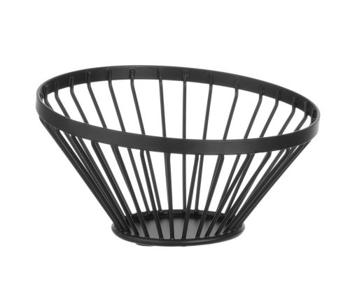 Gyümölcsös kosár fekete, HENDI, ⌀150x(H)80mm