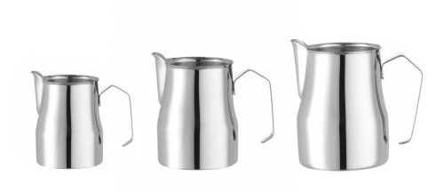 Tejes kancsó V alakú kiöntővel, HENDI, 0,7L, ⌀84x(H)130mm