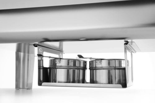 Chafing edény GN 1/1 szatén fényezéssel, HENDI, , 9L, 570x430x(H)290mm