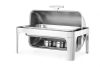 Chafing edény GN 1/1 Rolltop fedővel, HENDI, 9L, 660x490x(H)460mm