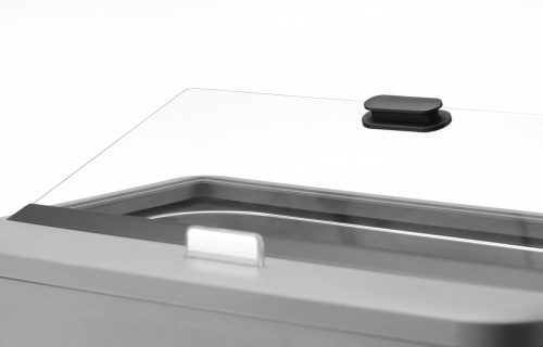 Chafing edény UNIQ, HENDI, designed by Robert Bronwasser, Fehér, 220-240V/700W, 607x402x(H)245mm
