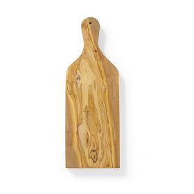 Sajt vágódeszka olajfábol, HENDI, 400x140x(H)18mm
