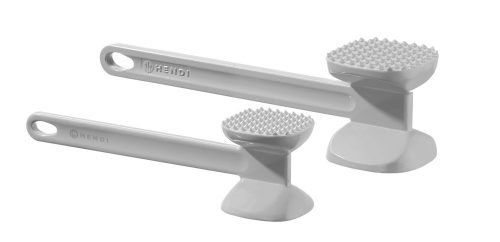 Hús tenderáló kalapács, HENDI, Világos szürke, 255x65x(H)70mm