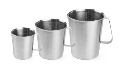 Mérőedény rozsdamentes acél, HENDI, 0,5L, ⌀90x(H)105mm