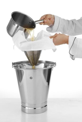 Vödör erősített alappal Profi Line, HENDI, , 7L, ⌀230x(H)245mm