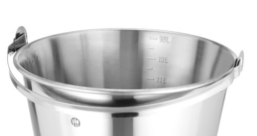 Vödör erősített alappal Profi Line, HENDI, , 15L, ⌀305x(H)330mm