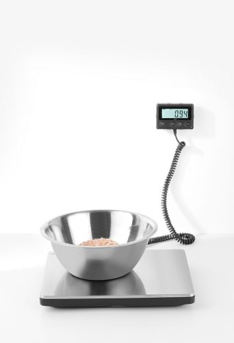 Digitális mérleg 200 kg-ig, HENDI, 298x248x(H)37mm