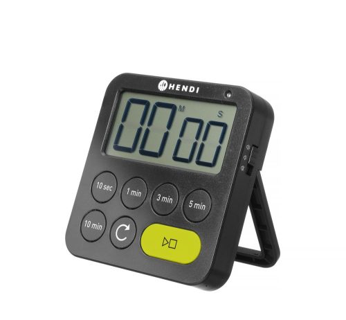 Időzítő, HENDI, Fekete, 82x20x(H)88mm