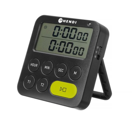 Időzítő, HENDI, Fekete, 82x20x(H)86mm