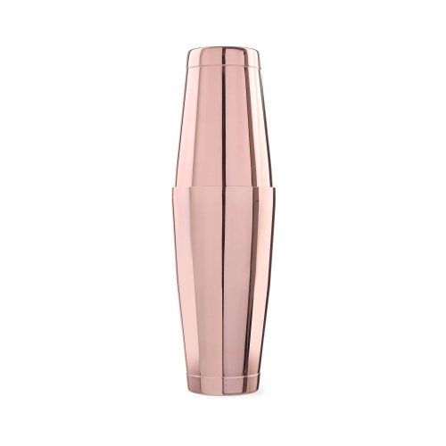 Tin-on-Tin Boston shaker, BarUp, 0,8L, Rézvörös, ⌀90mm