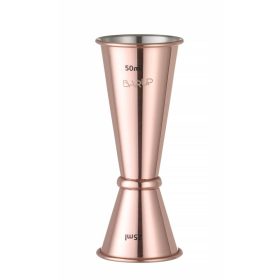 Jigger 30/50 ml, BarUp, Rézvörös, ⌀45x(H)114mm