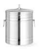 Jégvödör duplafalú, BarUp, 5L, Ezüst, ⌀200x(H)230mm