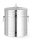 Jégvödör duplafalú, BarUp, 5L, Ezüst, ⌀200x(H)230mm