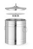 Jégvödör duplafalú, BarUp, 5L, Ezüst, ⌀200x(H)230mm