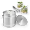 Jégvödör duplafalú, BarUp, 5L, Ezüst, ⌀200x(H)230mm