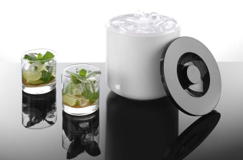 Jégvödör fehér duplafalú, BarUp, 5L, Fehér, ⌀190x(H)200mm
