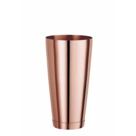 Boston shaker, BarUp, 0,8L, Rézvörös, ⌀90mm