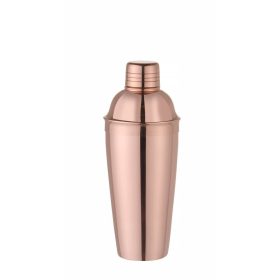 Koktél shaker 3 részes, BarUp, Rézvörös, ⌀85x(H)240mm