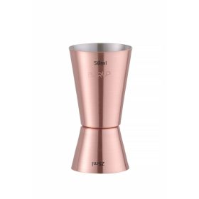 Jigger 25/50 ml, BarUp, Rézvörös, ⌀42x(H)86mm