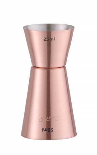 Jigger 25/50 ml, BarUp, Rézvörös, ⌀42x(H)86mm
