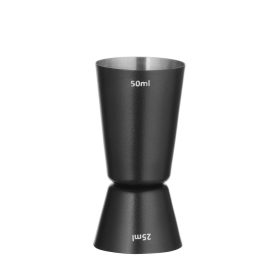 Jigger 25/50 ml, BarUp, Fekete, ⌀45x(H)86mm