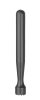 Muddler, BarUp, profilozott, csillag alakú, Fekete, ⌀34x207mm