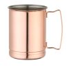 Bögrék rézbevonattal, BarUp, Sörbögre, 0,4L, Rézvörös, ⌀85x(H)105mm