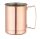 Bögrék rézbevonattal, BarUp, Sörbögre, 0,4L, Rézvörös, ⌀85x(H)105mm