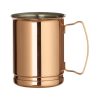 Bögrék rézbevonattal, BarUp, Sörbögre, 0,4L, Rézvörös, ⌀85x(H)105mm