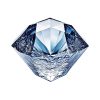 Jégkocka forma drágakő, BarUp, Kék, 2 db., 190x105x(H)30mm