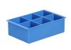Jégkocka forma XL kocka, BarUp, Kék, 170x110x(H)52mm