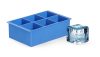 Jégkocka forma XL kocka, BarUp, Kék, 170x110x(H)52mm