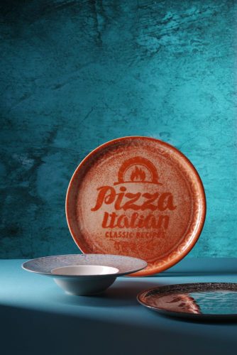 Pizzatányér Recipe Collection, téglavörös, HENDI, Piros, ⌀310mm