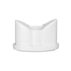   Fűszertartó készlet, HENDI, bors, só & fogpiszkáló, 125x54x(H)90mm