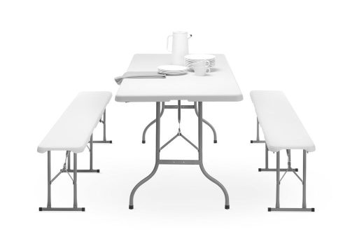 Büfé asztal összehajtható, HENDI, max. terhelés 150 kg., 1830x750x(H)740mm