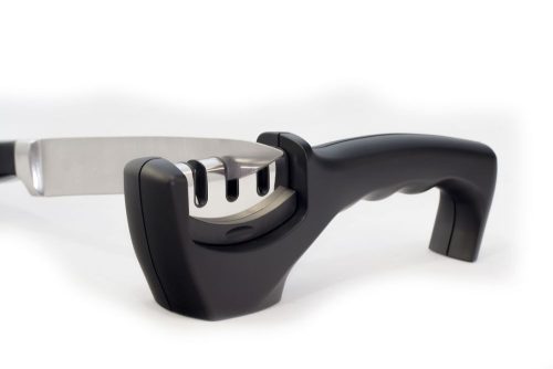 Késélező, HENDI, Fekete, 200x46x(H)75mm