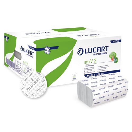 Lucart ECO V2 hajtogatott kéztörlő 2 rétegű