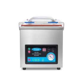   Vákuumcsomagoló gép 30cm tömítés - W32 x D37cm x H18,5 kamra