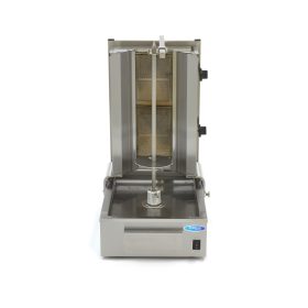 Kebab grill gáz - 2 égővel - 20kg hús