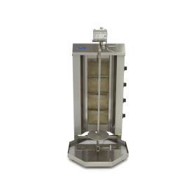 Kebab grill gáz - 4 égővel - 50kg hús