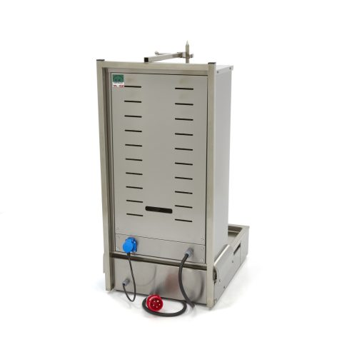Kebab grill elektromos - 4 égővel - 70kg hús
