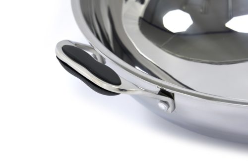 Rozsdamentes acél indukciós wok serpenyő