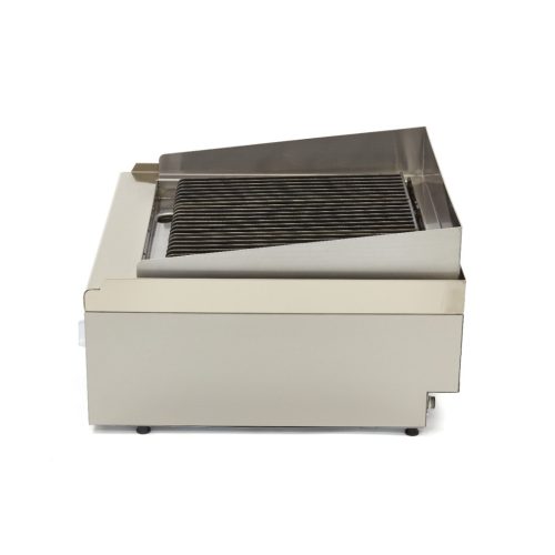 Kereskedelmi minőségű grillsütő - gáz - dupla egység - 60cm mélységű
