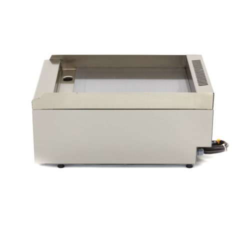 Kereskedelmi minőségű grillsütő sima - elektromos - egyszemélyes - 60cm mélységű